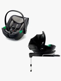 Kinderkraft I-CARE i-Size Autostol Baby, Cool Grey