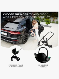 Kinderkraft I-CARE i-Size Autostol Baby, Graphite Black
