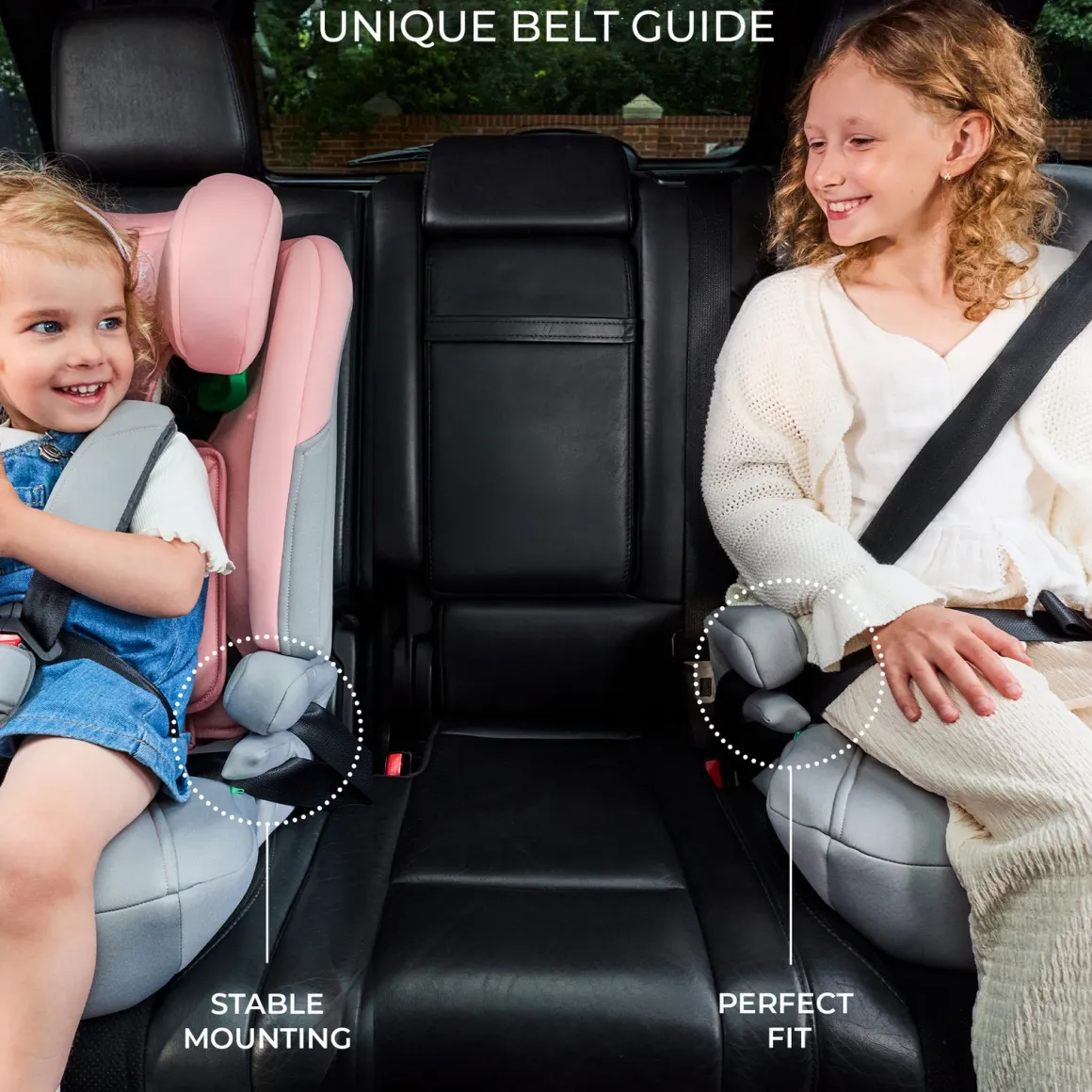 Kinderkraft I-COMFY i-Size Autostol, Pink