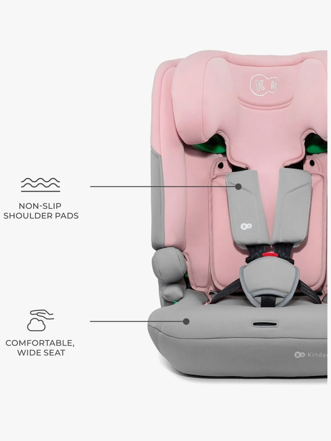 Kinderkraft I-COMFY i-Size Autostol, Pink