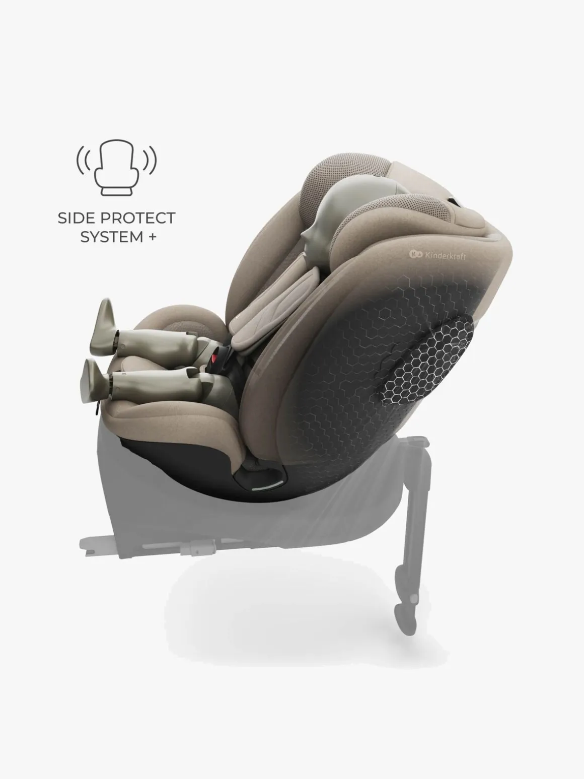 Kinderkraft I-FIX ENDURA SAFE Autostol, Beige