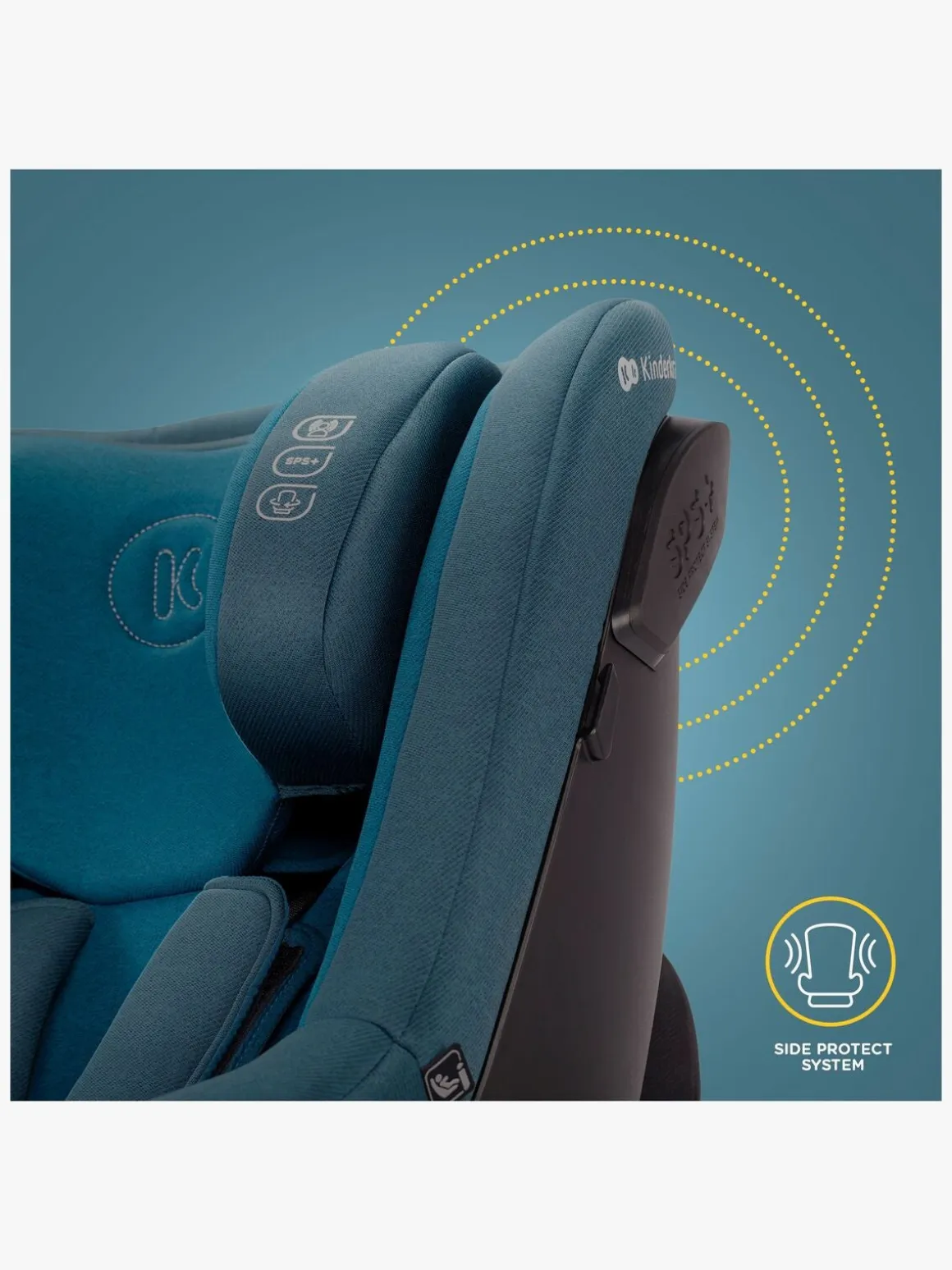 Kinderkraft I-GUARD i-Size Autostol, Cool Grey