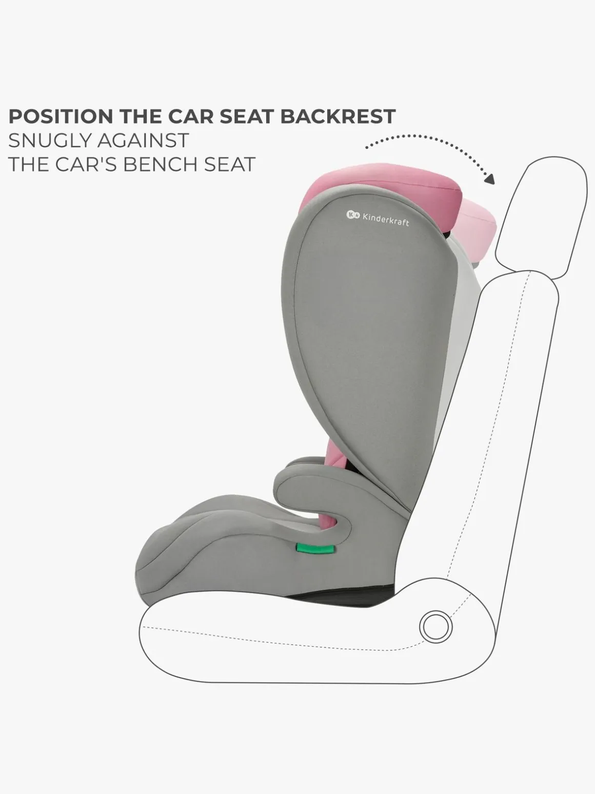 Kinderkraft I-SPARK i-Size Autostol, Pink