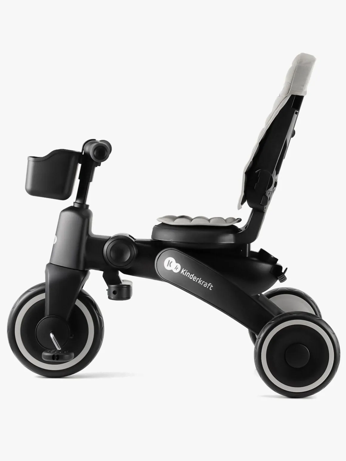 Kinderkraft Jazz 4-i-1 Trehjulet Cykel, Grå