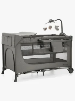 Kinderkraft JOY 2 Weekendseng med Tilbehør, Dark Grey