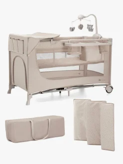 Kinderkraft JOY 2 Weekendseng med Tilbehør, Beige