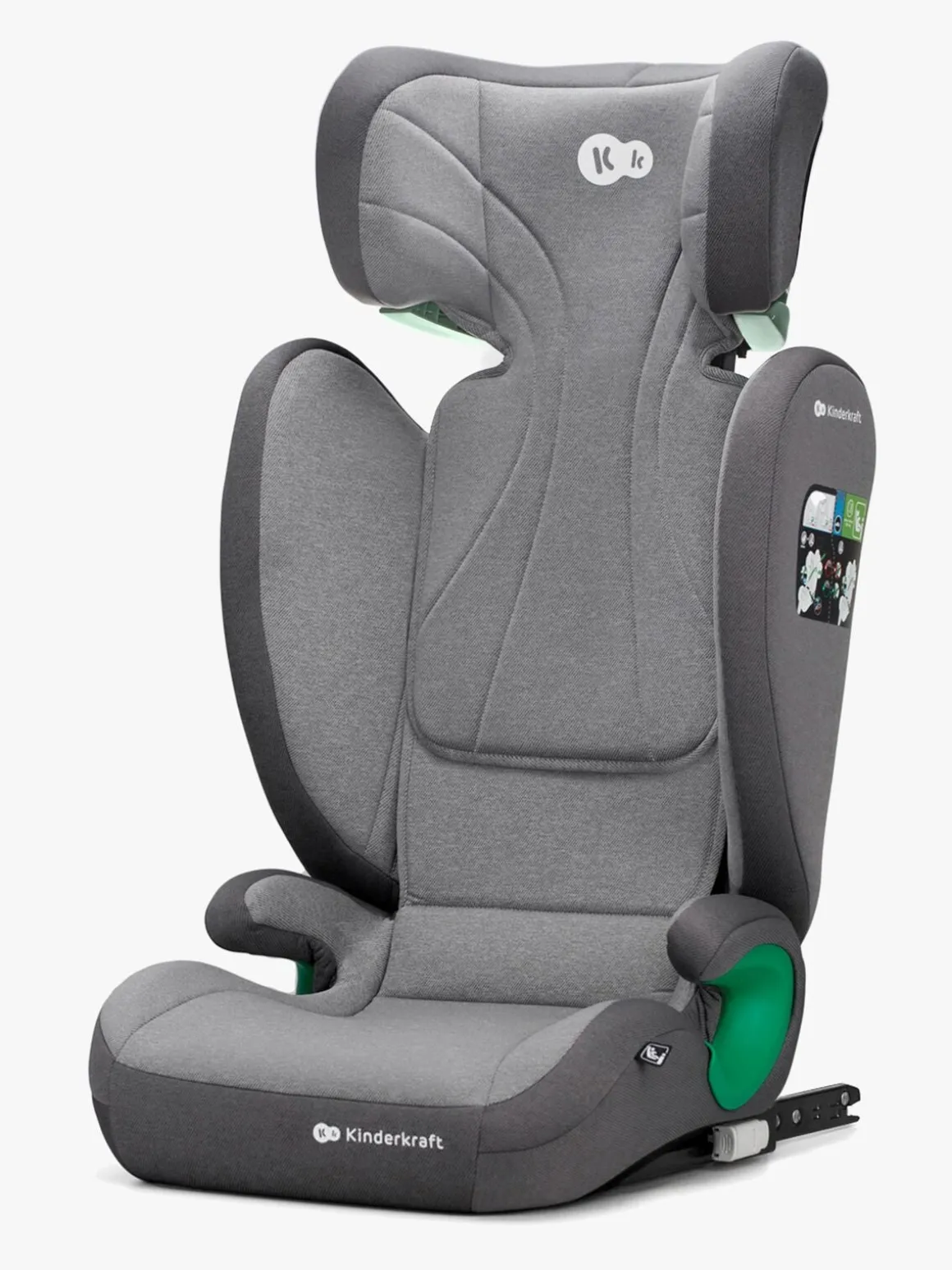 Kinderkraft JUNIOR FIX 2 i-Size Autostol, Rocket Grey