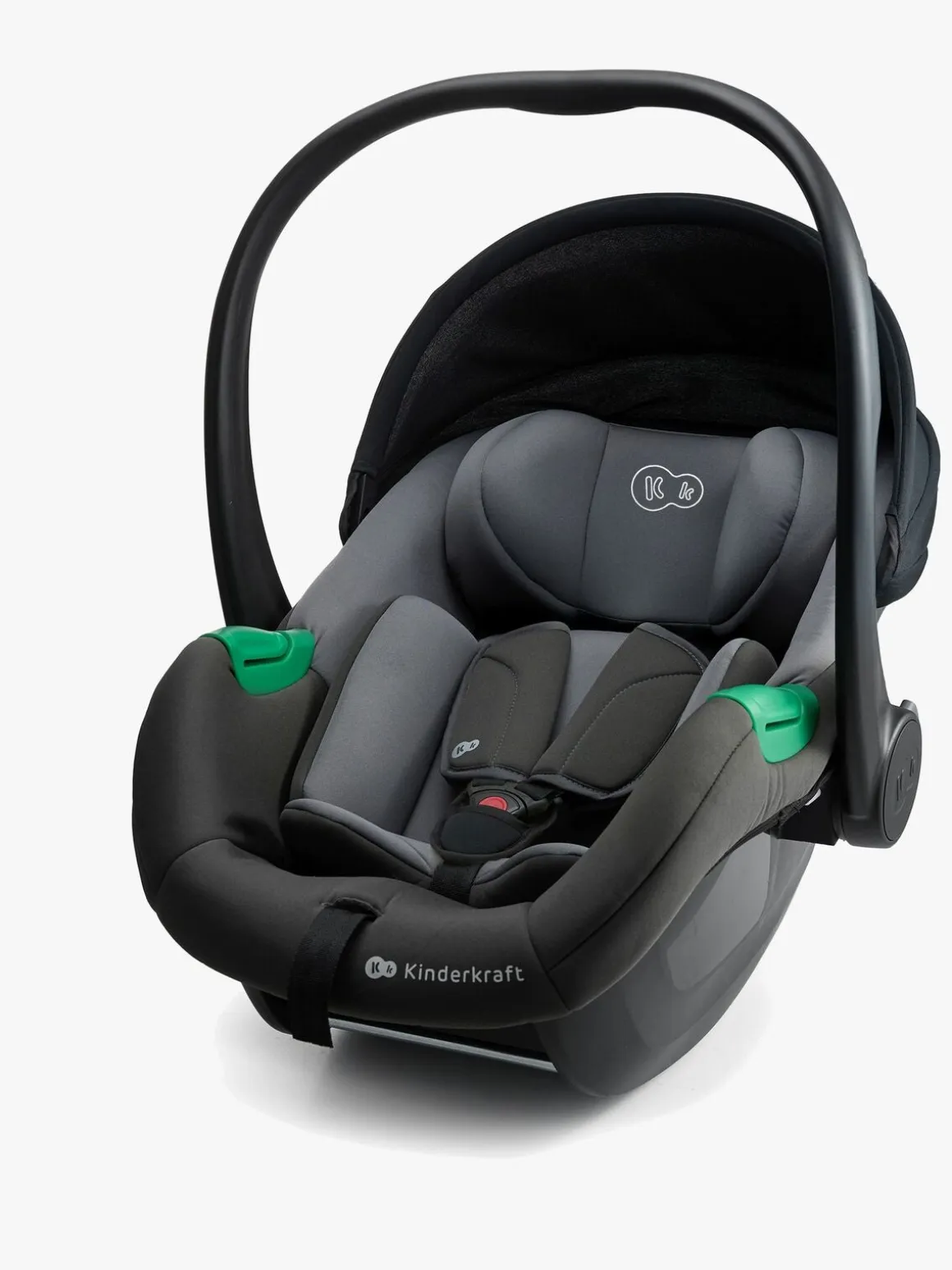 Kinderkraft MINK PRO 2 i-Size Autostol Baby inkl MINK FX 2 SET BLACK Base, Grey