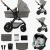 Kinderkraft MOOV 2 Air 3-in-1 Duovogn, Light Grey