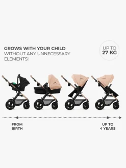 Kinderkraft MOOV 2 4-in-1 Air Duovogn, Sand Beige