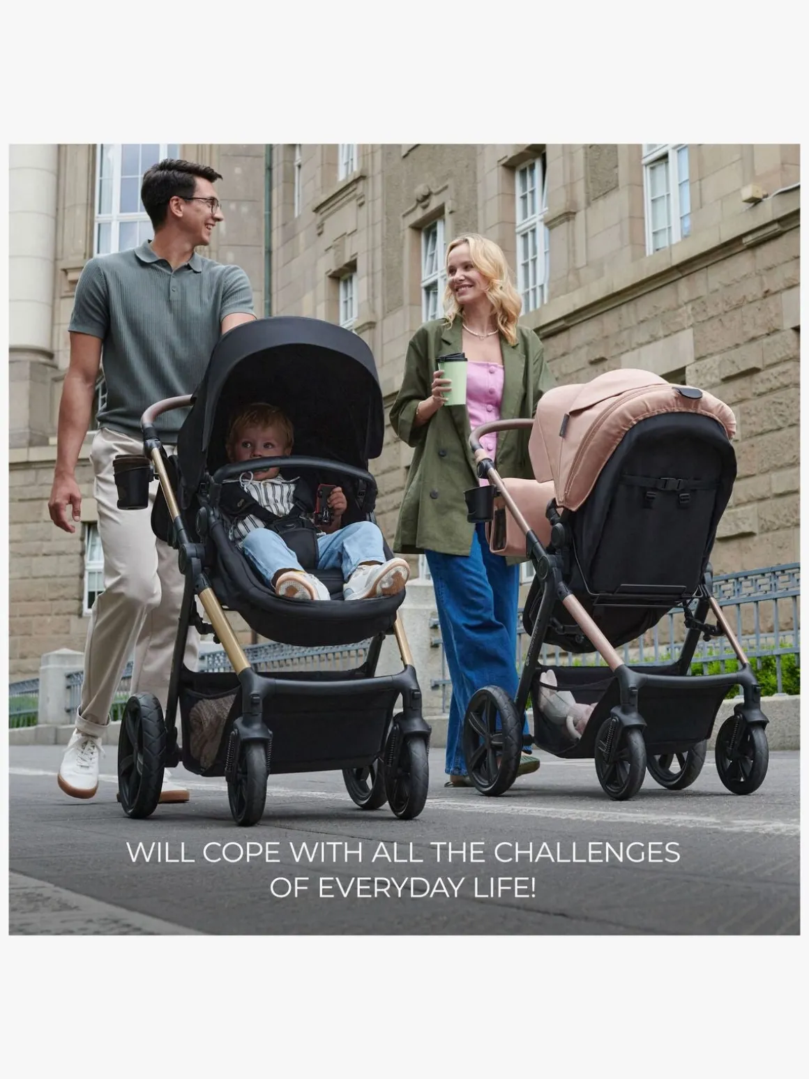 Kinderkraft MOOV 2 4-in-1 Duovogn, Moonlight Grey