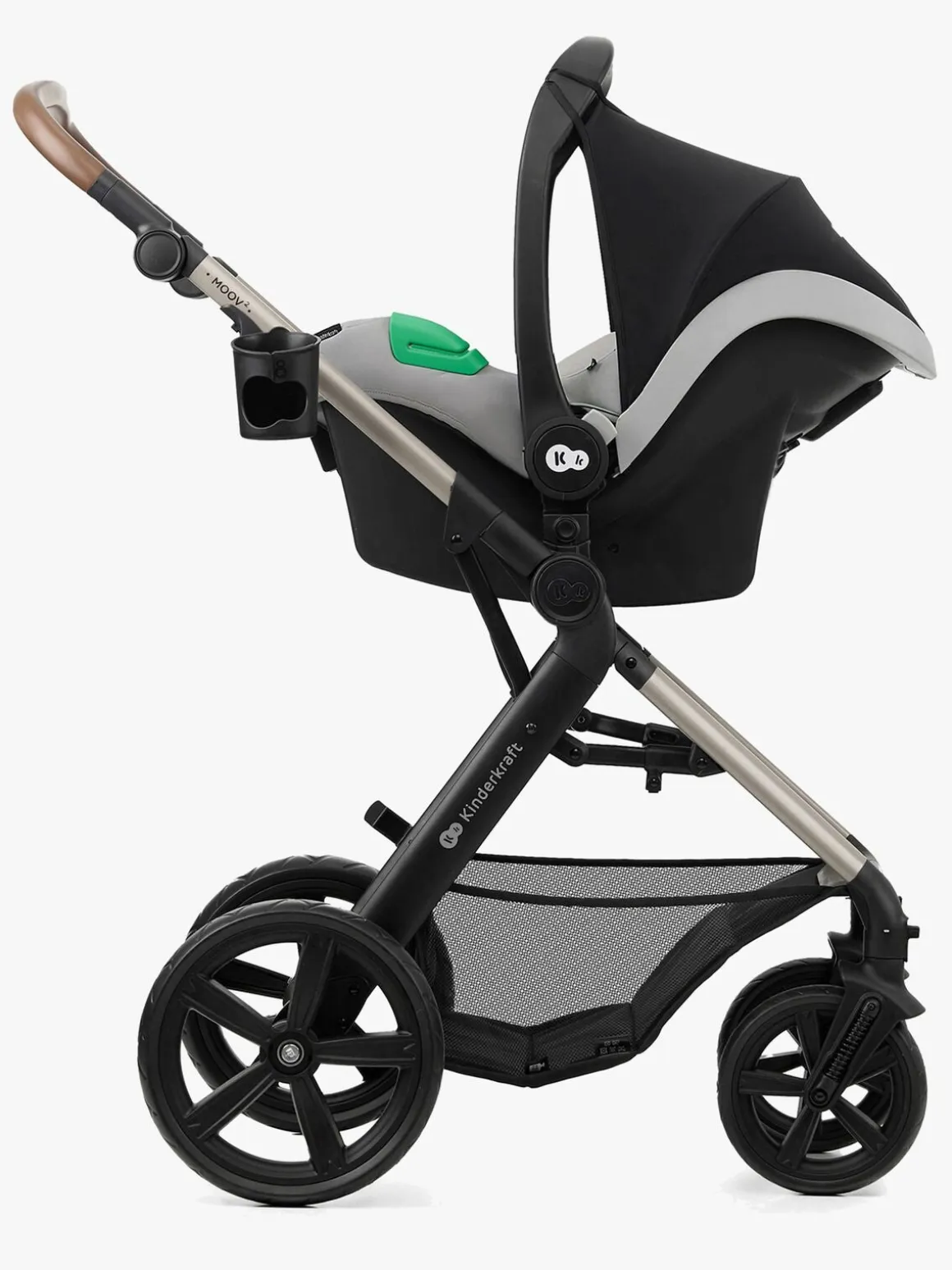 Kinderkraft MOOV 2 4-in-1 Duovogn, Moonlight Grey