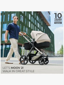 Kinderkraft MOOV 2 4-in-1 Duovogn, Pure Black