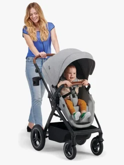 Kinderkraft Multifunctional 3-in-1 B-Tour Mink Pro Kombivogn, Light Grey