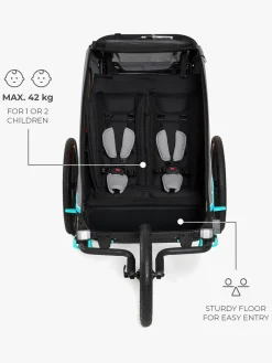 Kinderkraft Nava Cykelanhænger, Hawaiian Blue