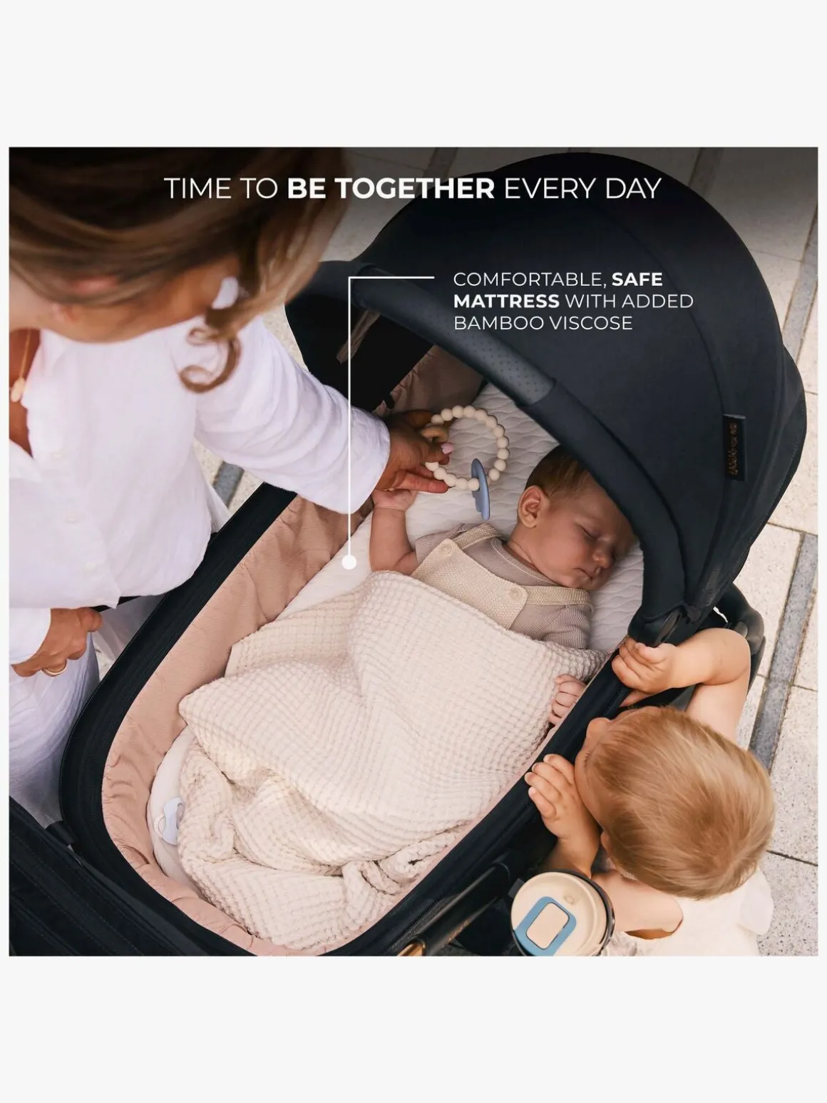Kinderkraft NEA 2 Duovogn, Soft Beige