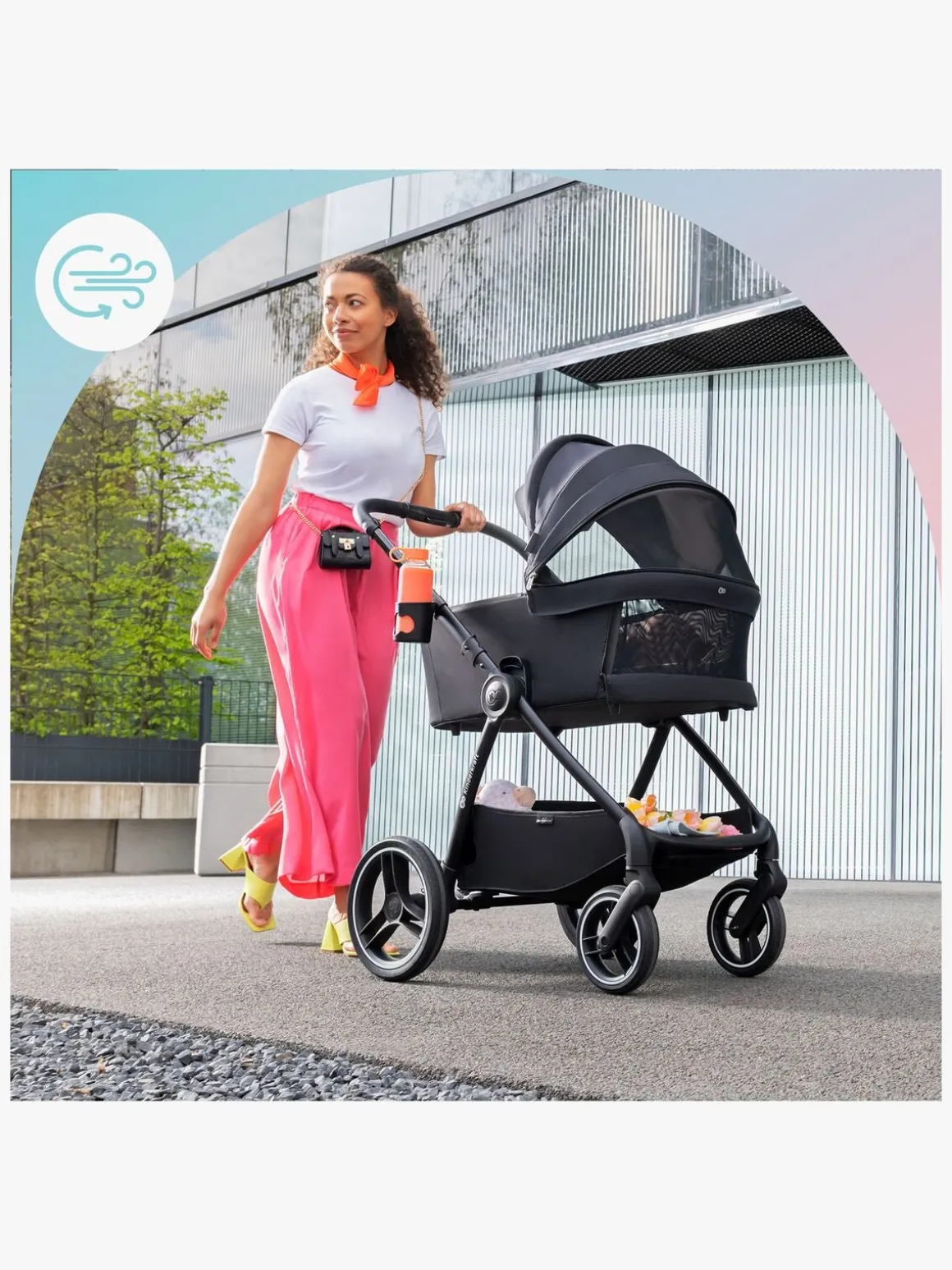 Kinderkraft NEA 2-in-1 Duovogn, Platinum Grey