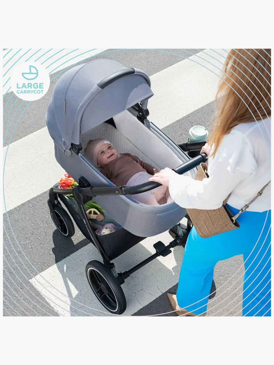 Kinderkraft NEA 2-in-1 Duovogn, Midnight Black
