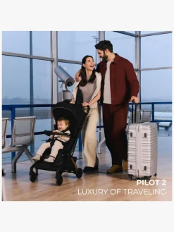 Kinderkraft PILOT 2 Klapvogn, Platinum Midnight Black