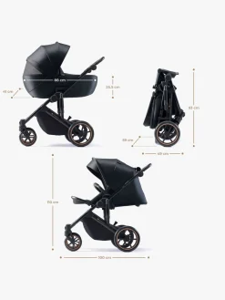 Kinderkraft PRIME 2 3-in-1 Duovogn Travelsystem inkl. Mink Pro, Venezian Black