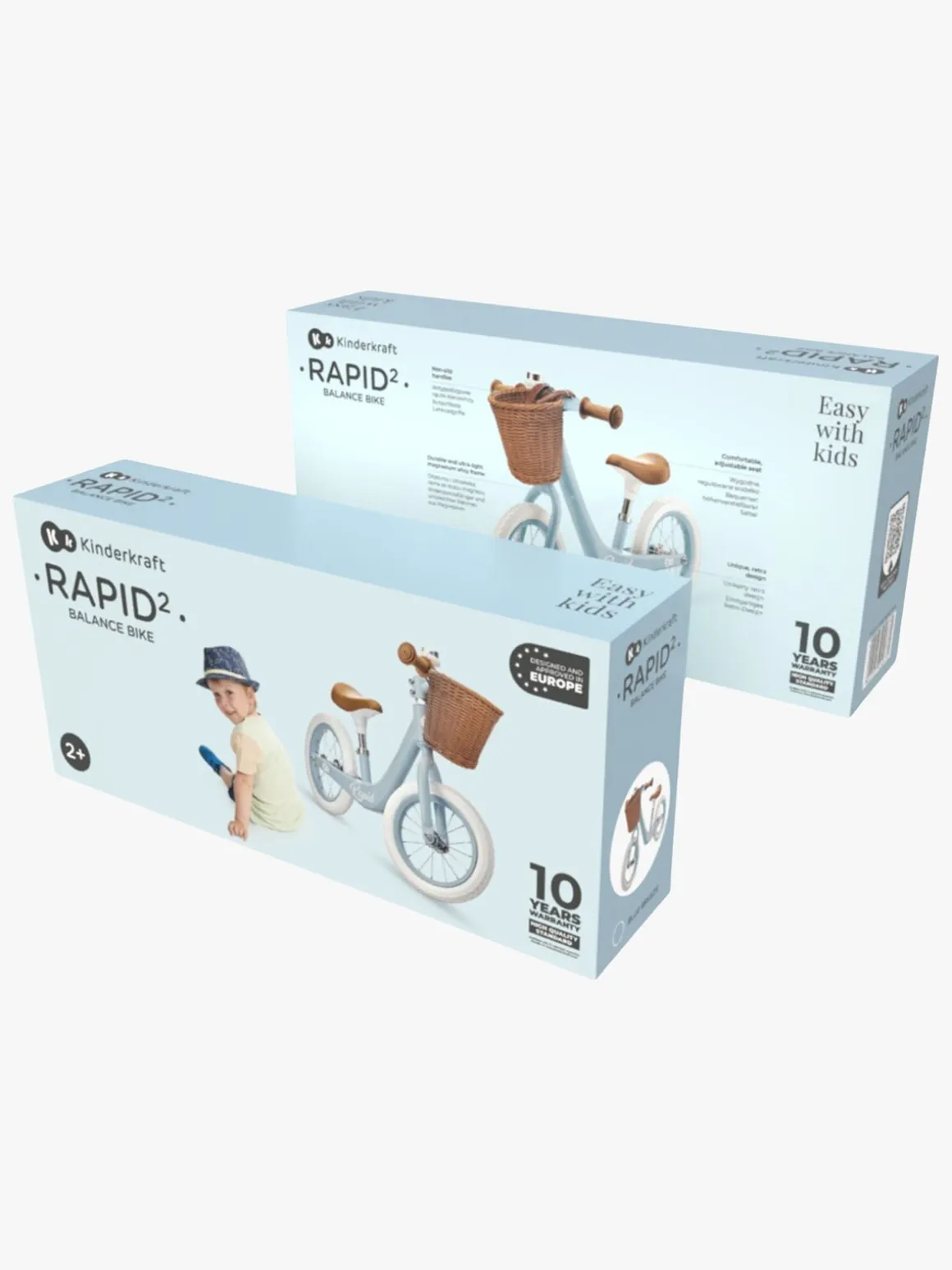 Kinderkraft RAPID 2 Løbecykel, Blå