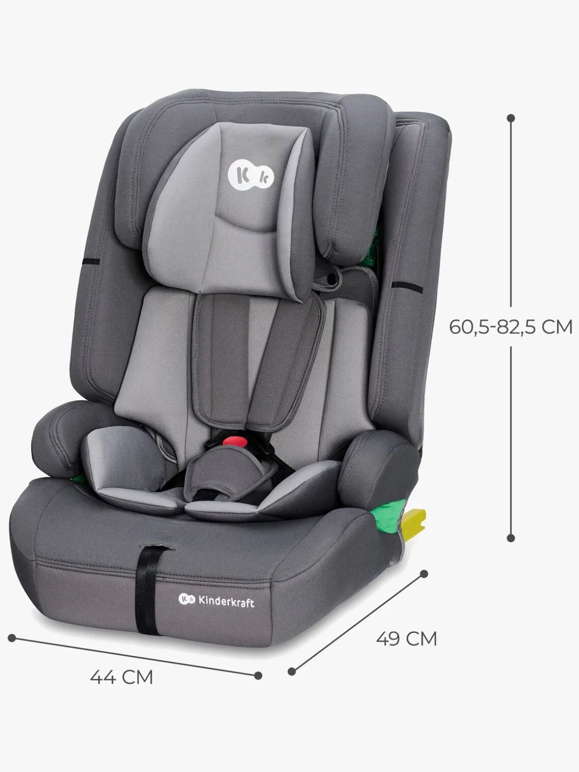 Kinderkraft SAFETY-FIX 2 I-Size Autostol, Grey