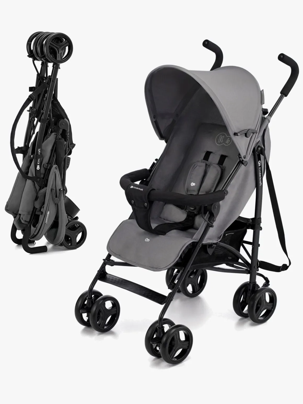 Kinderkraft Tik Klapvogn, Stone Grey
