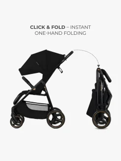 Kinderkraft Trig 3 Klapvogn, Onyx Black