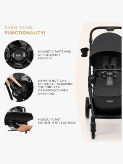 Kinderkraft YOXI 2-in-1 Duovogn, Moonlight Grey