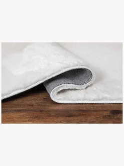 KM Carpets Cozy Gulvtæppe 133x190, White