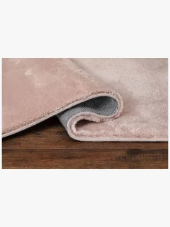 KM Carpets Cozy Gulvtæppe 80x160, Dusty Pink