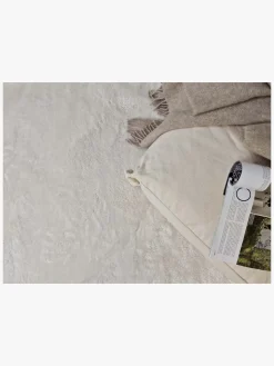 KM Carpets Cozy Gulvtæppe 110x160, White