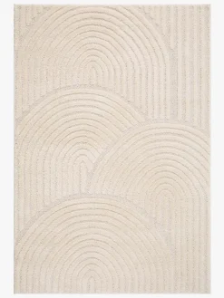 KMCarpets Doria Zen Gulvtæppe 120x170, Hvid