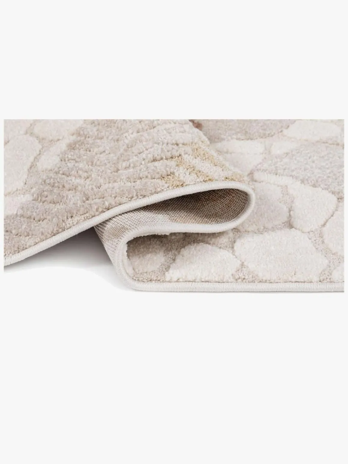 KMCarpets Genova Gulvtæppe Giraf 120x170, Creme