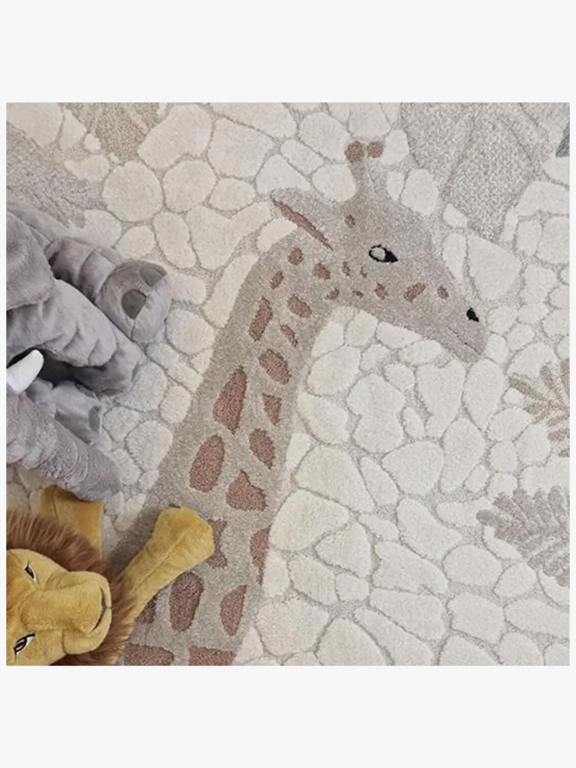 KMCarpets Genova Gulvtæppe Giraf 120x170, Creme