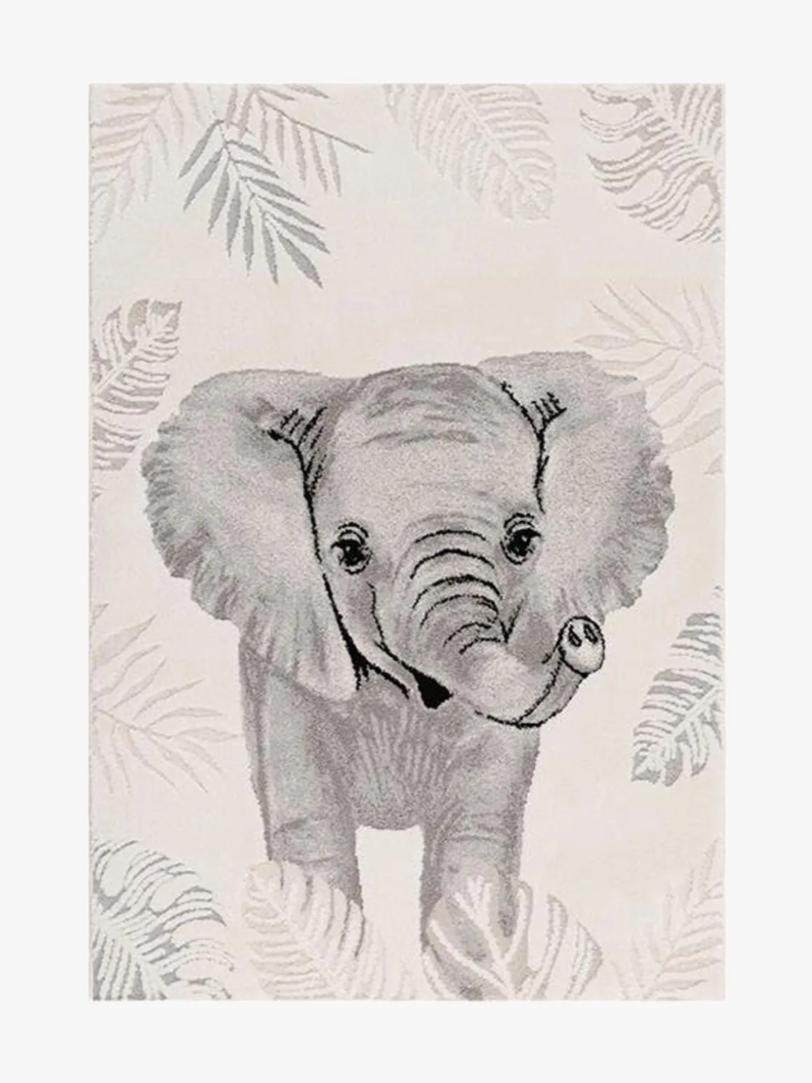 KMCarpets Gulvtæppe Elefant 120x170, Creme