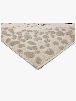 KMCarpets Gulvtæppe Leopard 120x170, Creme