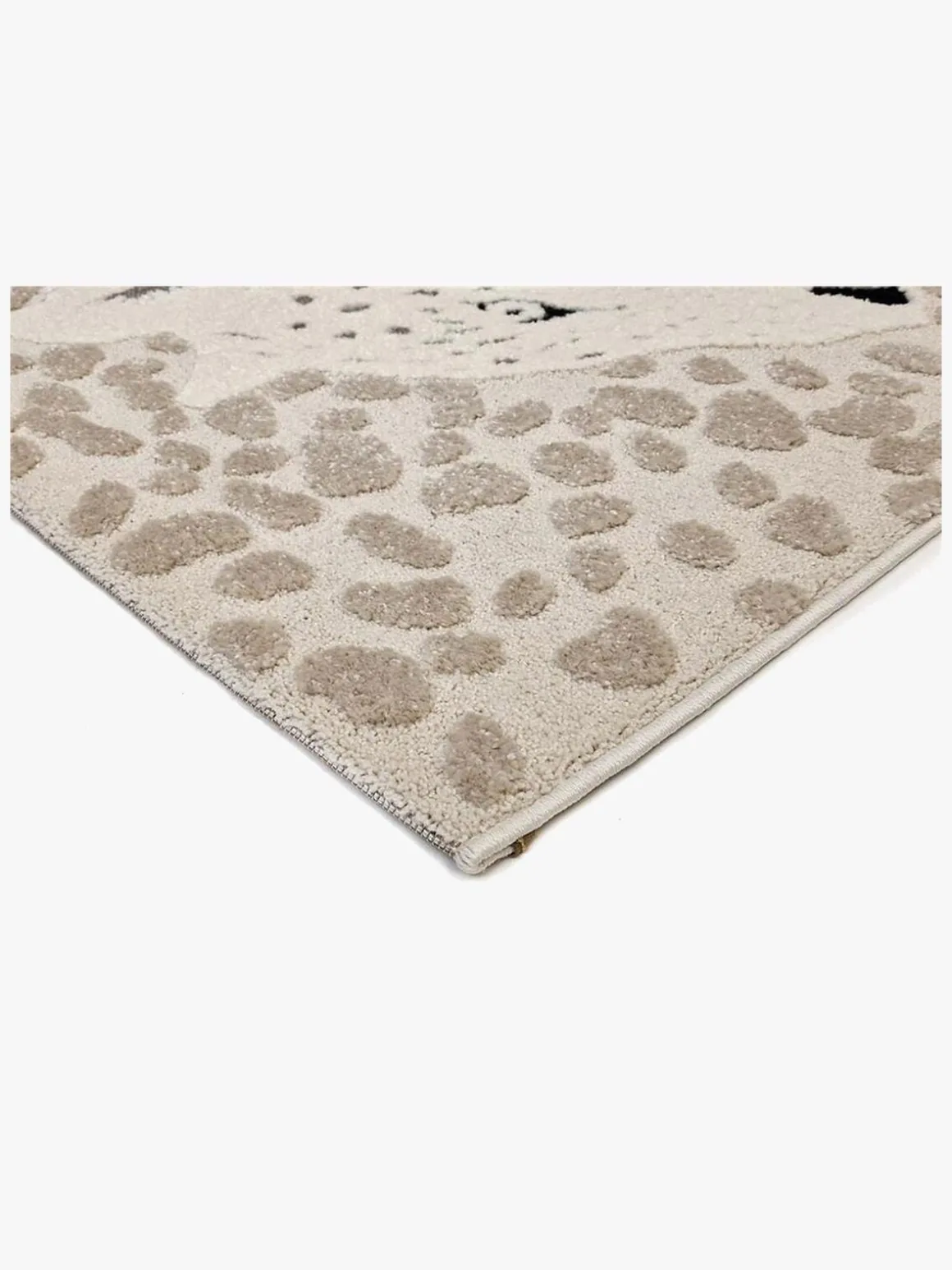 KMCarpets Gulvtæppe Leopard 120x170, Creme