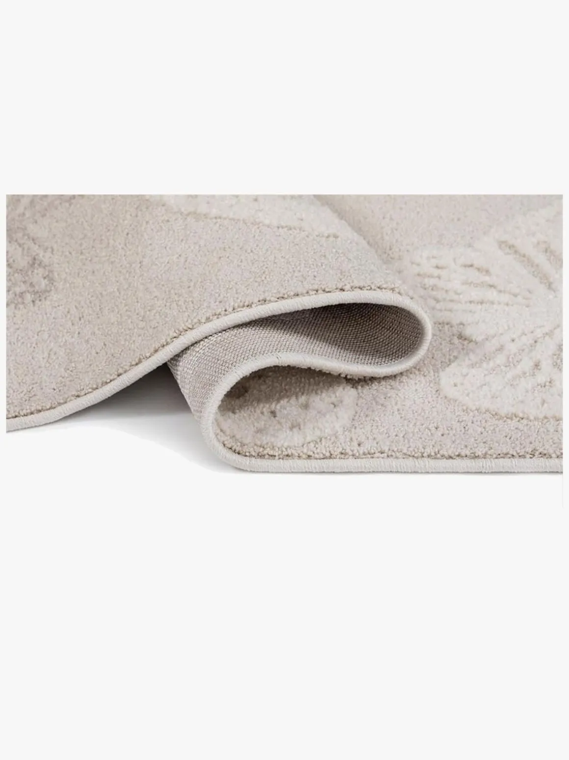 KMCarpets Gulvtæppe Sommerfugl 120x170, Creme