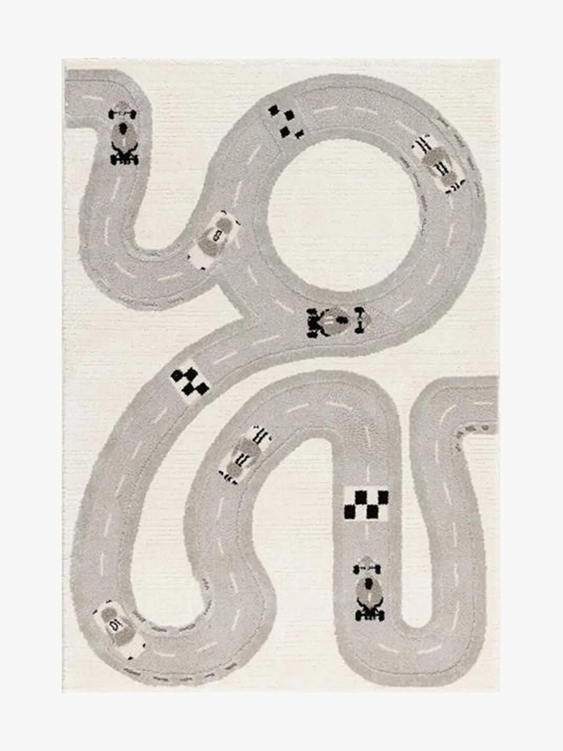 KMCarpets Gulvtæppe Vej 120x170, Creme