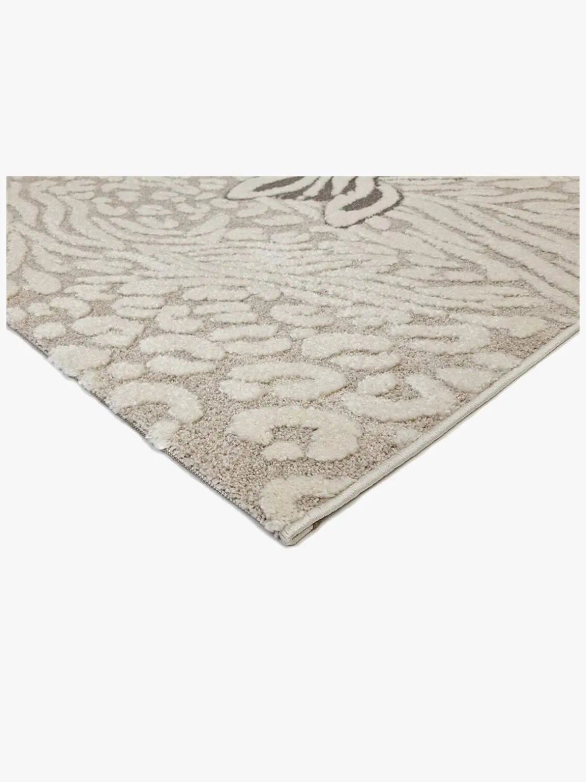 KMCarpets Gulvtæppe Zebra 120x170, Creme
