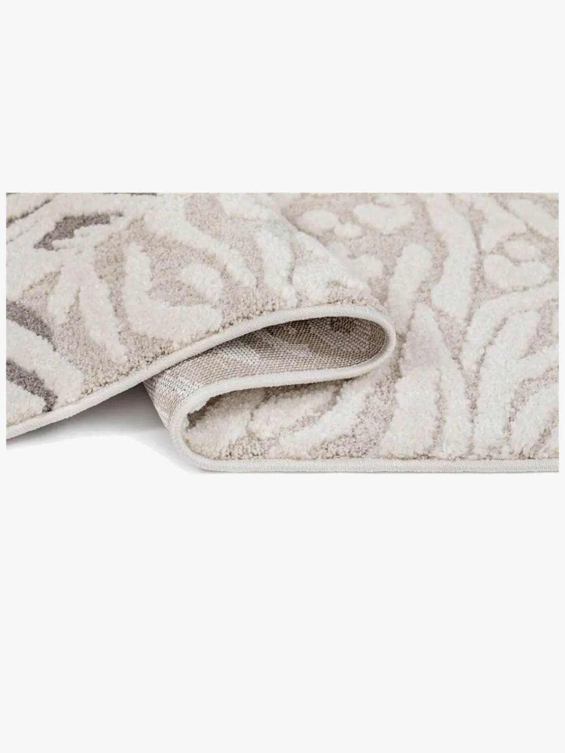 KMCarpets Gulvtæppe Zebra 120x170, Creme