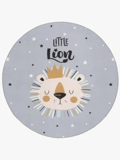 KMCarpets Little Lion Gulvtæppe 120 cm, Grå