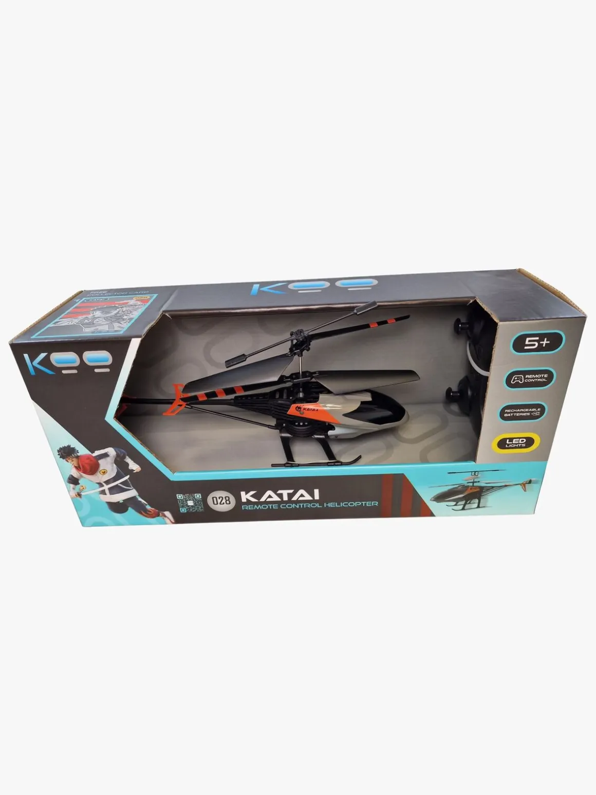 KOO KATAI 028 Fjernstyret Helikopter, Sort