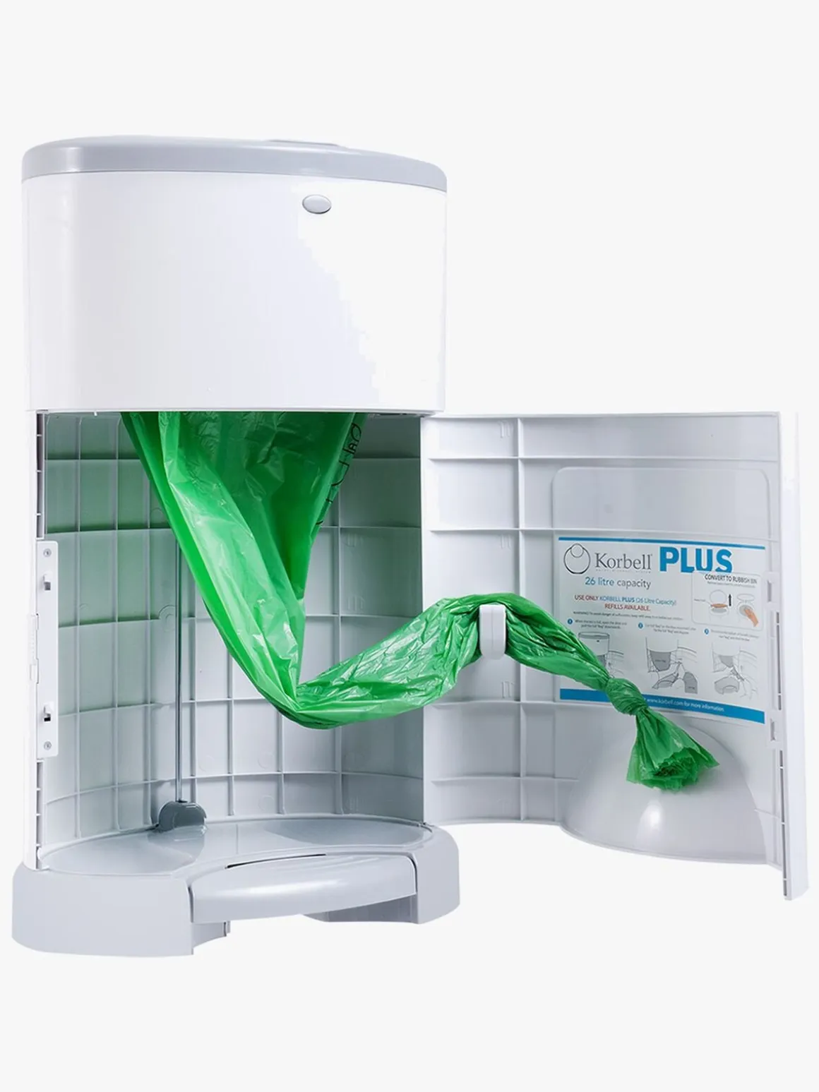 Korbell PLUS Blespand, Hvid