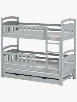 Lano Meble BLANKA Tribbelkøjeseng 90x200, Grå