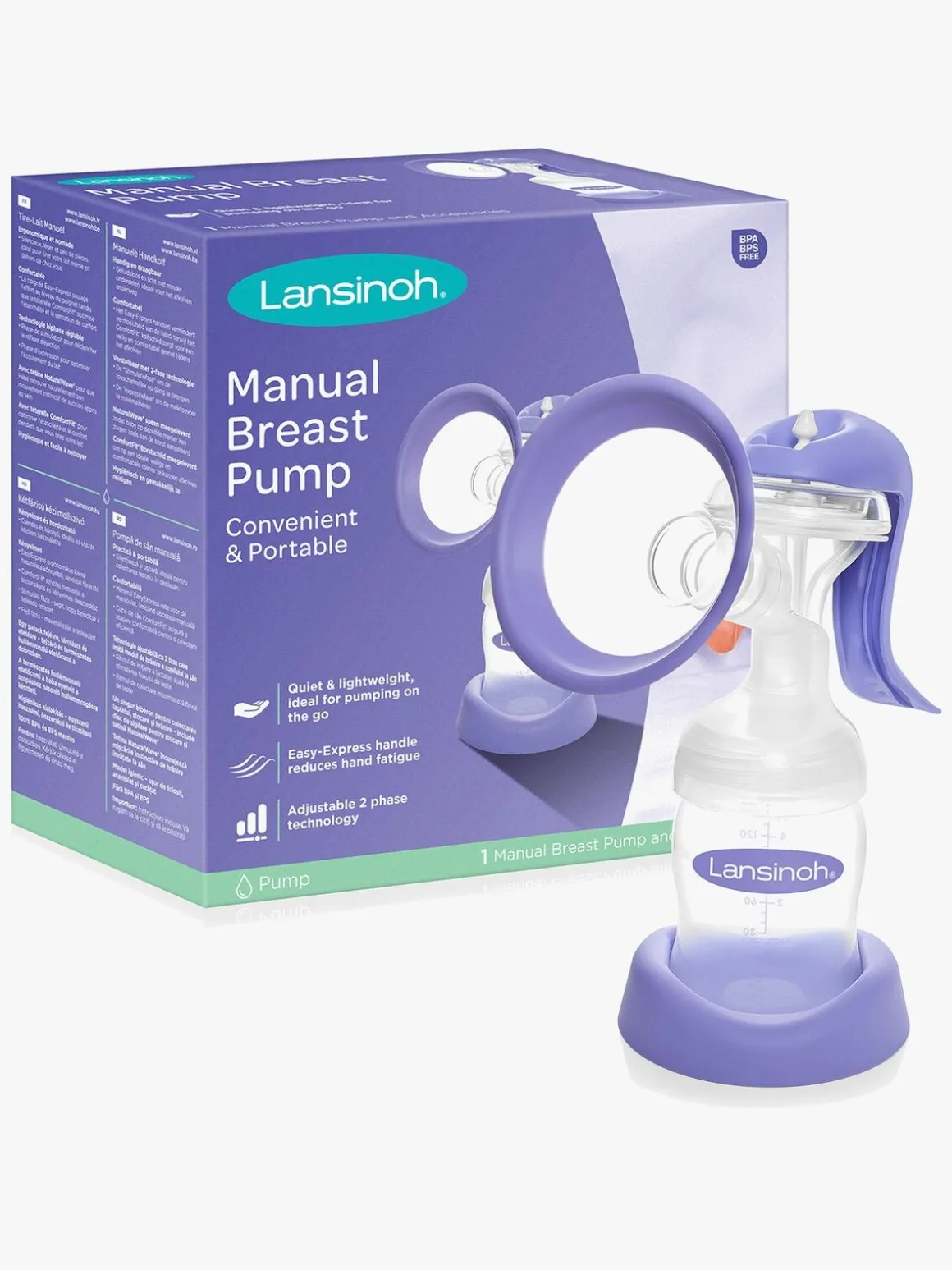 Lansinoh Brystpumpe, Manuel