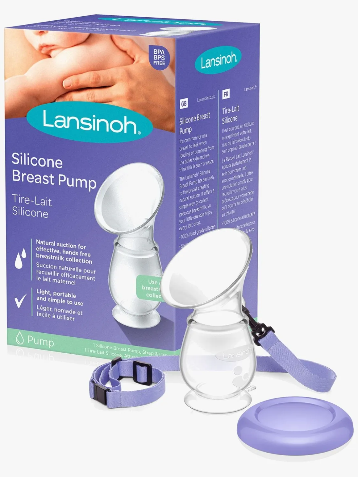 Lansinoh Silikonebrystpumpe
