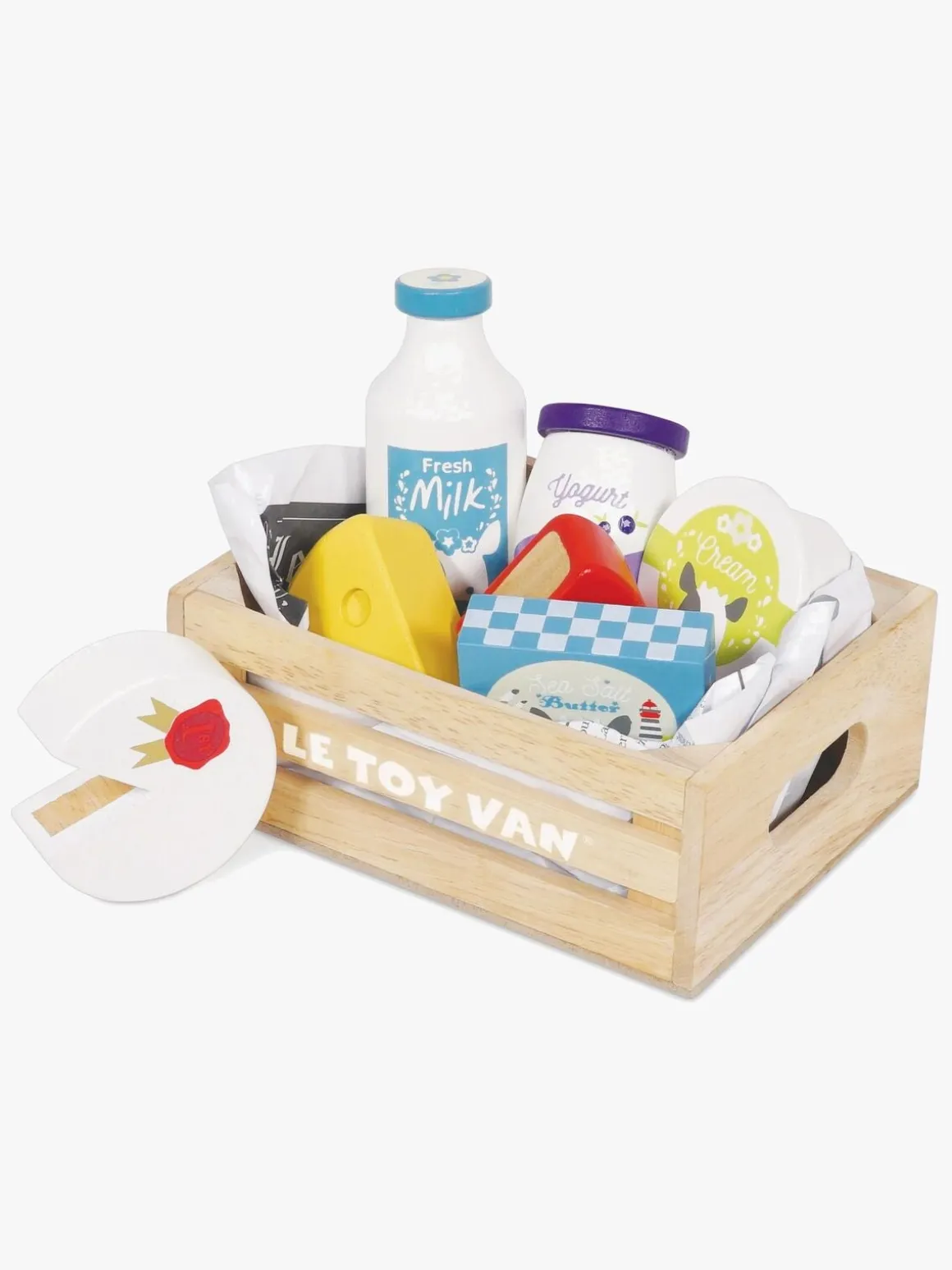 Le Toy Van Kasse med Ost og Mejeriprodukter