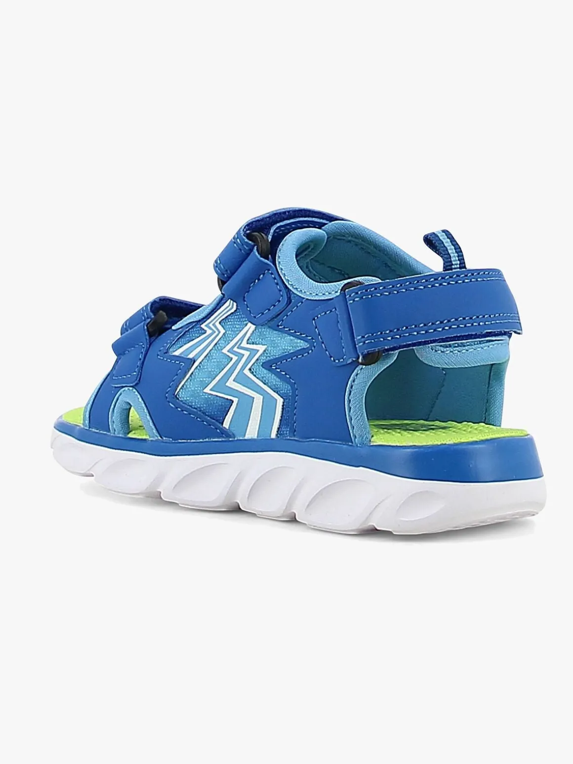 Leaf Filipstad Blinkende Sandaler, Blue/Lime